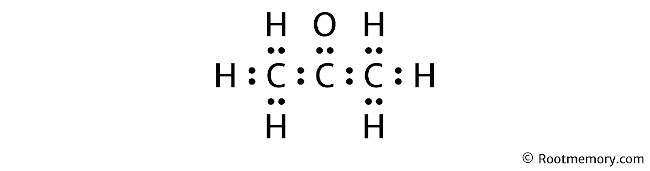 Lewis structure of acetone - Root Memory