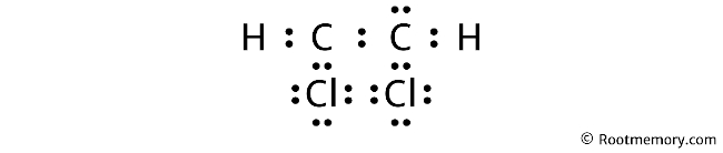 Lewis structure of C2H2Cl2 - Root Memory
