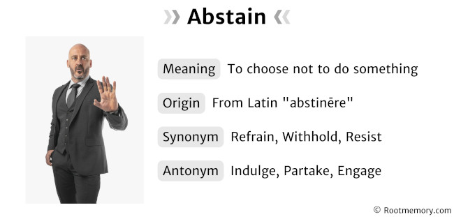 Abstain