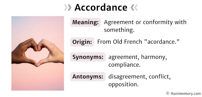 Accordance