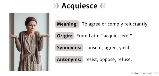 Acquiesce