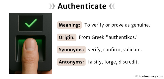 Authenticate