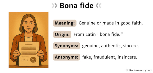 Bona fide