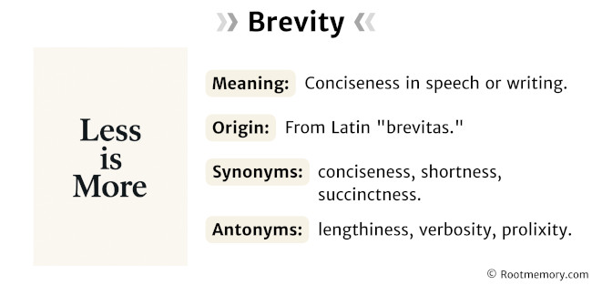Brevity